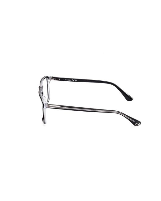 Web Black We5442 001 Optical Frames Acetate Squared Normal for men