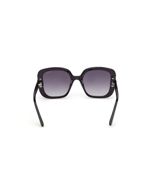Guess Black Gu00294 01B Sunglasses Injected Smoke Squared Normal