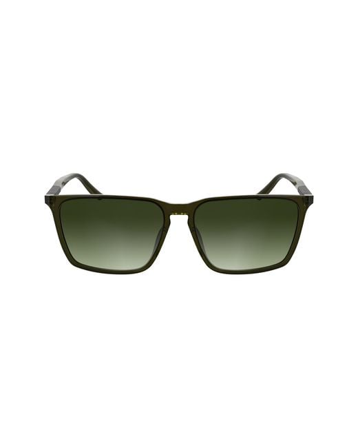 Calvin Klein Black Ck25505S 317 Sunglasses Bio-Inject Squared Normal for men