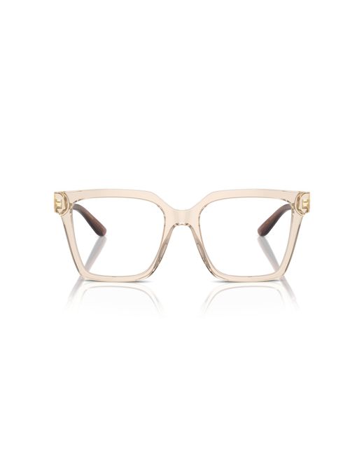 Dolce & Gabbana Black Dg3376B 3432 Optical Frames Acetate Transparent Squared Normal
