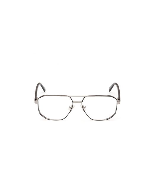 Guess Black Gu50135 005 Optical Frames Metal Squared Normal for men
