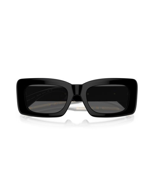 Versace Black Ve4444U Gb1/87 Sunglasses Acetate Squared Normal