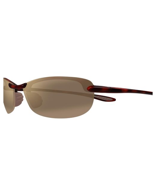 Maui Jim Black Mj0405S 002 Sunglasses Injected Bronze Round