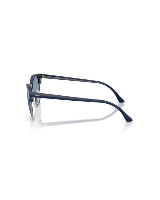 Ray-Ban Black Rb3016f Clubmaster Low Bridge Fit Square Sunglasses