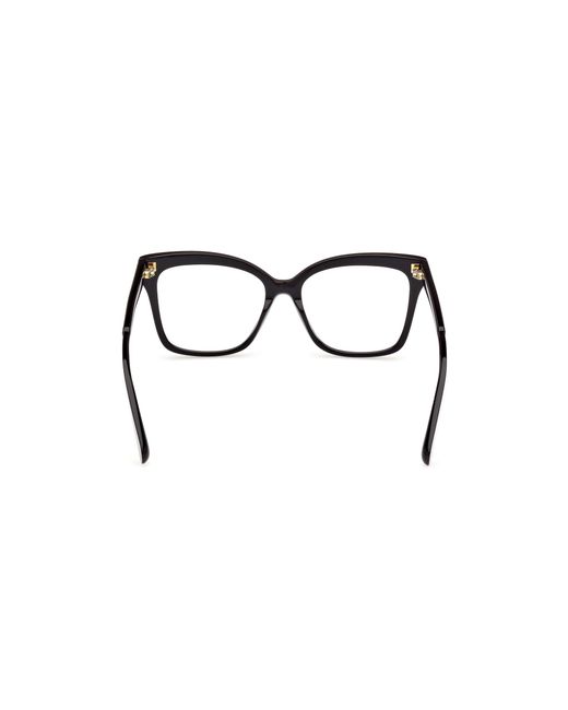 MAX&Co. Black Mo5130 001 Optical Frames Acetate Squared Normal