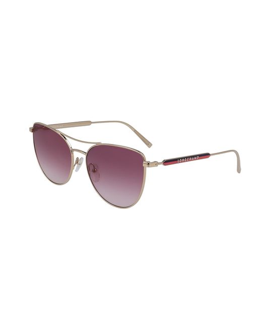 Longchamp Black Lo134S 43028 770 Sunglasses Metal Butterfly Normal Shaded