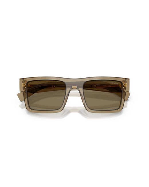 Prada Black Pr 19Ws 29E90F Sunglasses Acetate Squared Normal for men