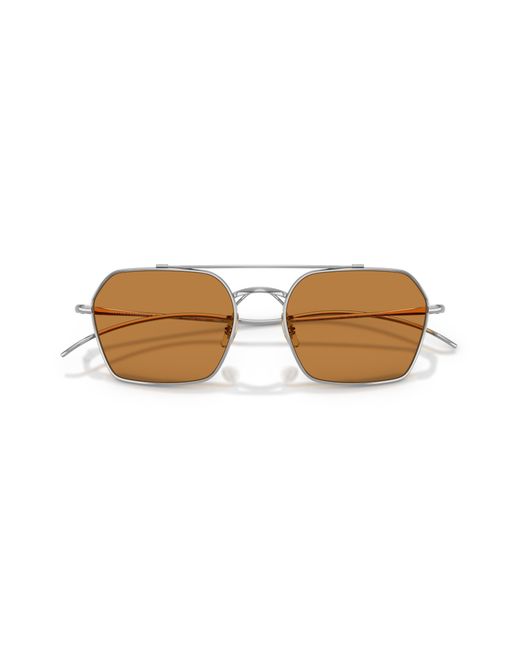 Oliver Peoples Black Ov1365St Tk-15 503653 Sunglasses Titanium Geometric Normal