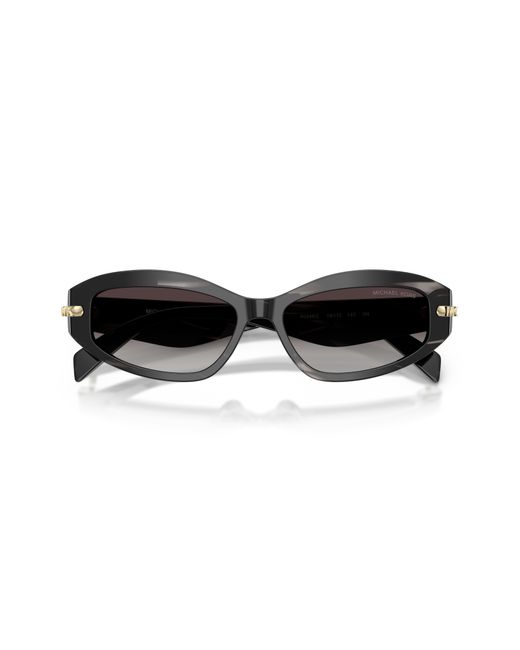 Michael Kors Black Mk2260D Wilmington 40348G Sunglasses Acetate Round Normal Shaded