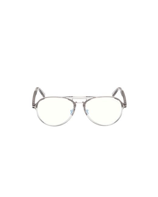 Tom Ford Black Ft5981-B 020 Optical Frames Injected Pilot Normal for men