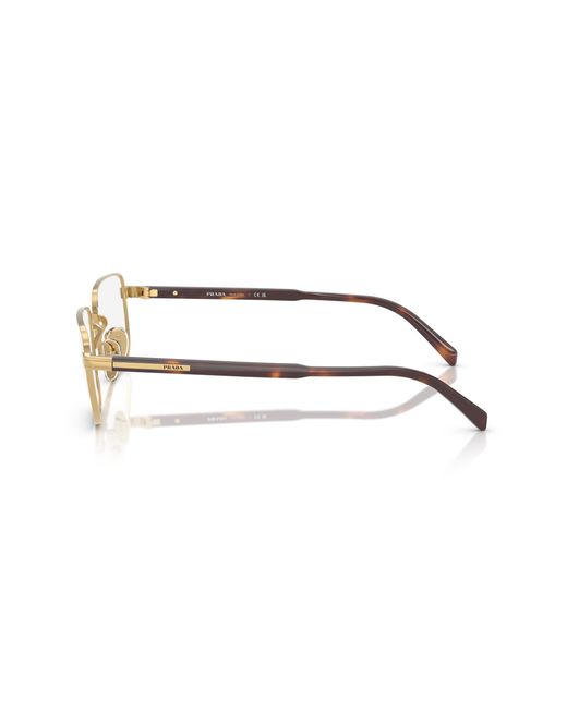 Prada Black Pr B51V 5Ak1O1 Optical Frames Transparent Squared Normal for men