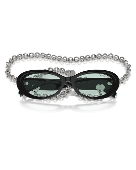 Tiffany & Co Black Tf4221 8001D9 Sunglasses Acetate Round Normal