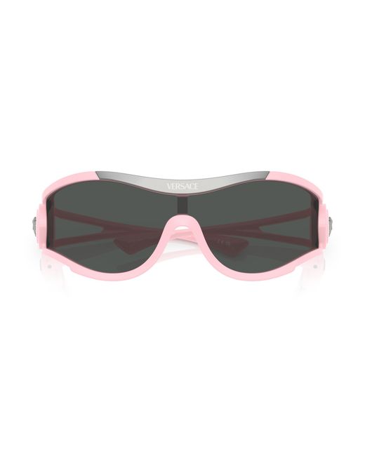 Versace Black Ve4475 548587 Sunglasses Injected Geometric Normal