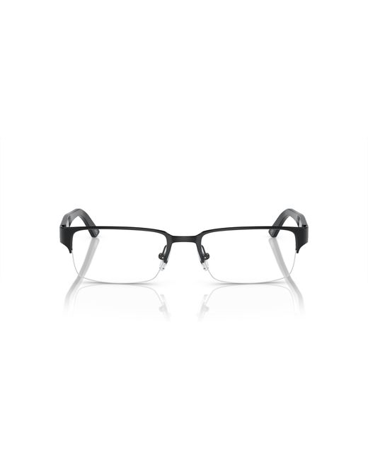 Versace Black Ve1184 1269 Optical Frames Metal Squared Normal for men