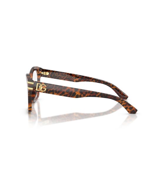 Dolce & Gabbana Black Dg3419 3470 Optical Frames Acetate Transparent Squared Normal