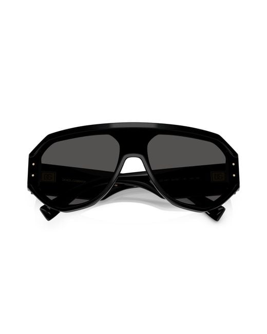 Dolce & Gabbana Black Dg4481 501/87 Sunglasses Acetate Pilot Normal for men