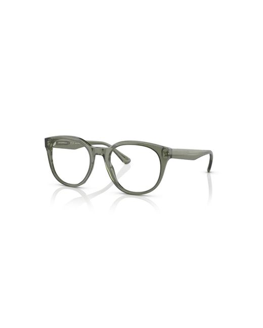 Emporio Armani Black Ea3207 5362 Optical Frames Plastic Pantos for men
