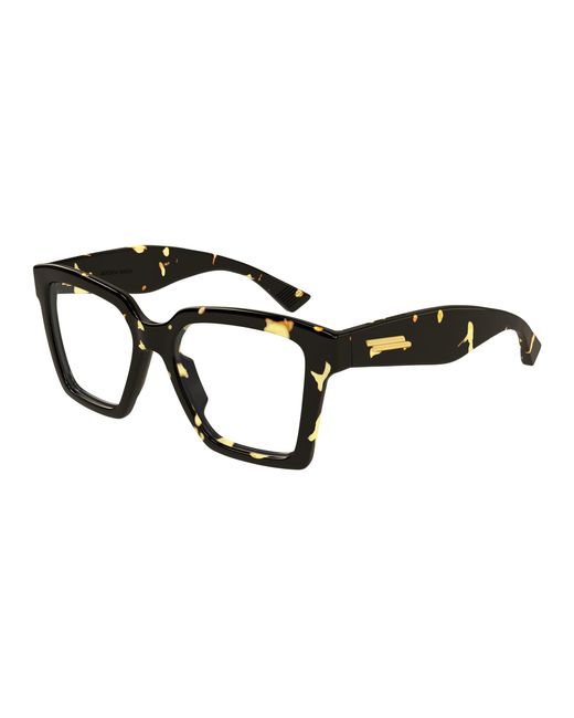 Bottega Veneta Black Bv1458O 002 Optical Frames Acetate Transparent Squared