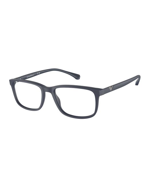 Emporio Armani Black Ea3098 5088 Optical Frames Acetate Squared for men