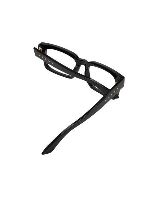 Marni Black 4Mx Eshami Optical Frames Acetate Squared