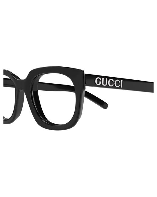 Gucci Black Gg1721O 001 Optical Frames Injected Transparent Squared