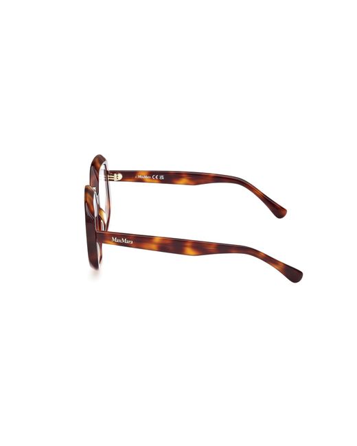 Max Mara Black Mm5131-B 052 Optical Frames Acetate Geometric Normal