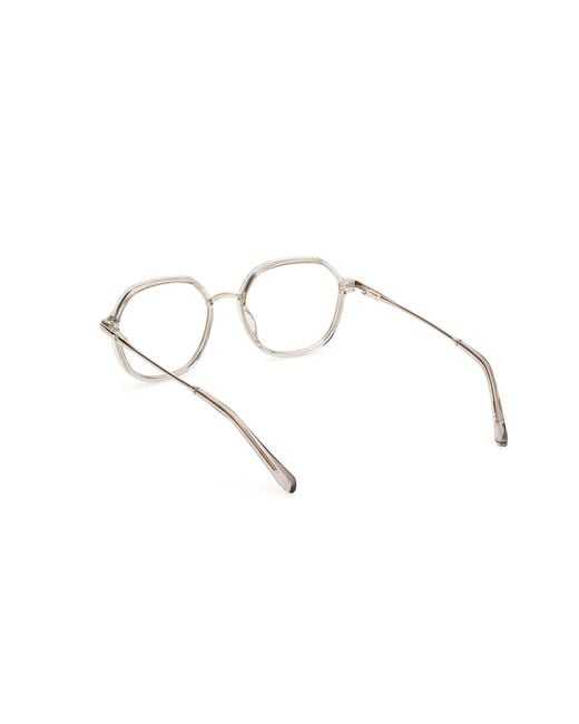 Guess Black Gu50098 093 Optical Frames Injected Round Normal for men