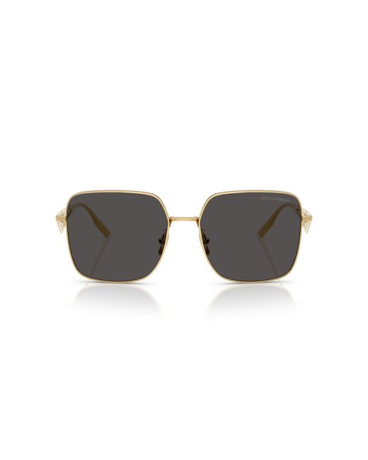 Dolce & Gabbana Black Dg2310 02/87 Sunglasses Metal Squared Normal