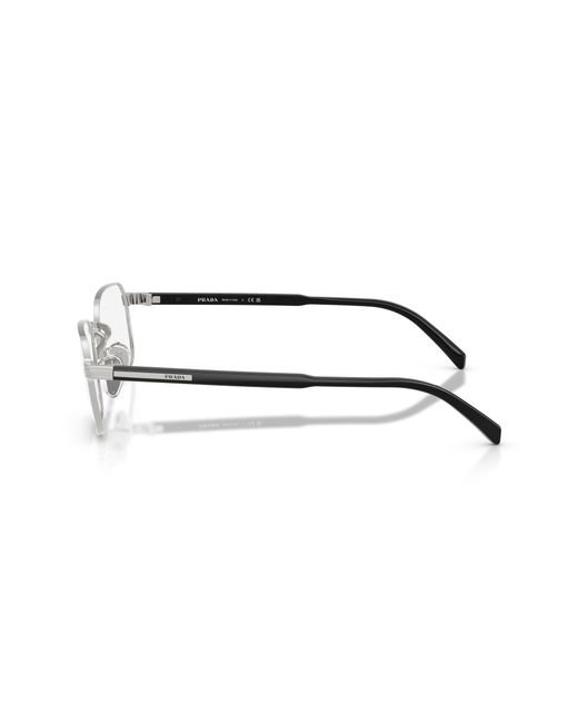 Prada Black Pr C50Vd 1Bc1O1 Optical Frames Metal Pillow Normal for men