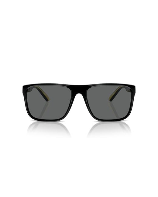 FERRARI SCUDERIA Black Fz6002U 501/87 Sunglasses Injected Squared Normal for men