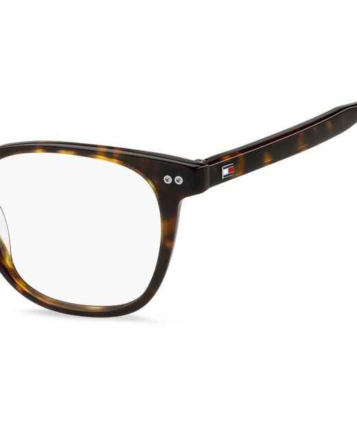 Tommy Hilfiger Black Th 2187 086 Optical Frames Acetate Squared Normal for men
