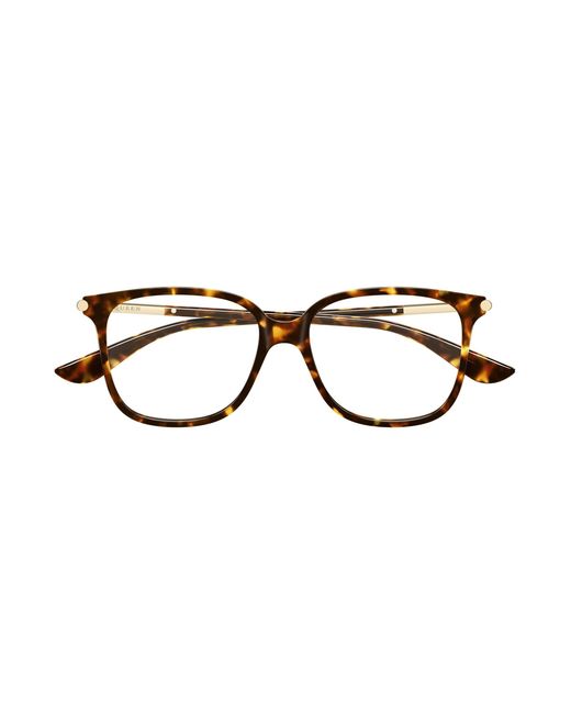 McQueen Black Am0554O 007 Optical Frames Acetate Transparent Cat Eye