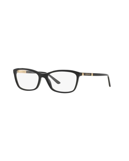 Versace Black Ve3186 Gb1 Optical Frames Acetate Butterfly Normal