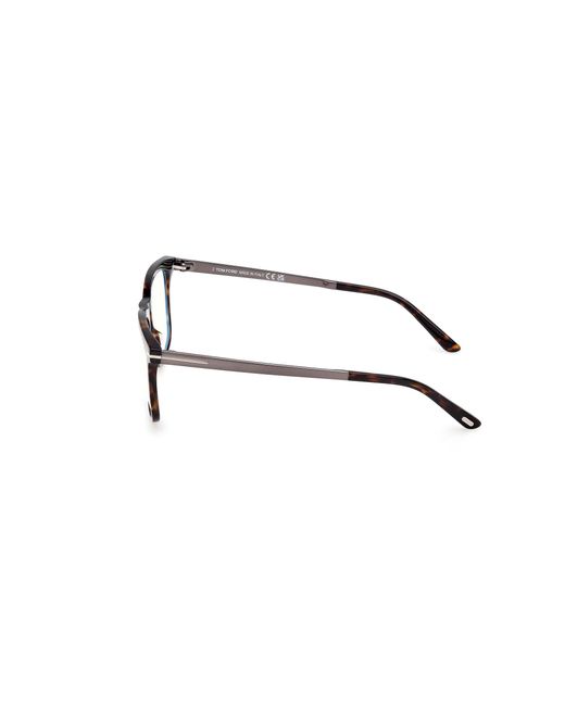 Tom Ford Black Ft6038-B 052 Optical Frames Acetate Squared Normal for men