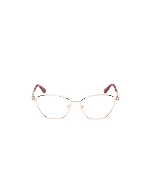 Guess Black Gm50045 028 Optical Frames Metal Cat Eye Normal