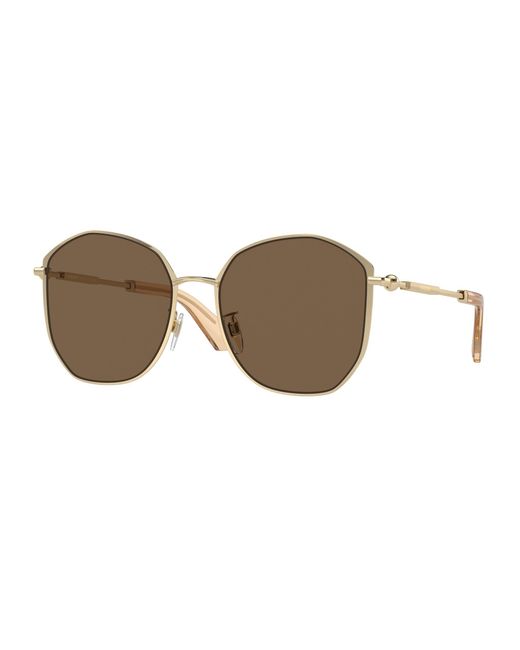 Burberry Black Be3153D 110973 Sunglasses Metal Geometric Normal
