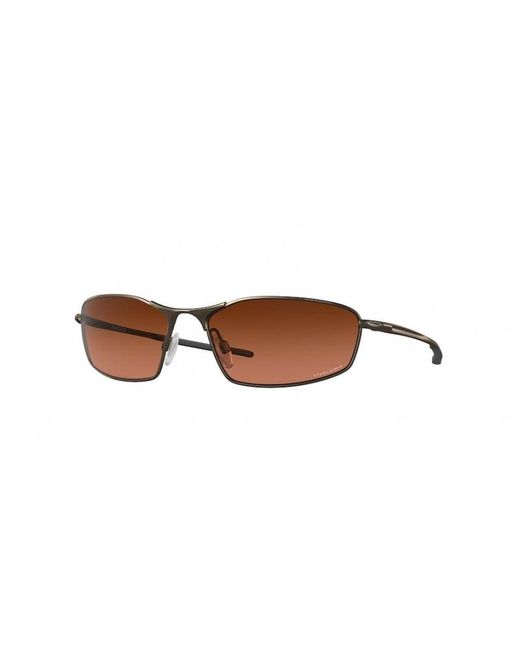 Oakley Metallic Oo4141 Whisker 414109 Sunglasses Metal Round Shaded for men
