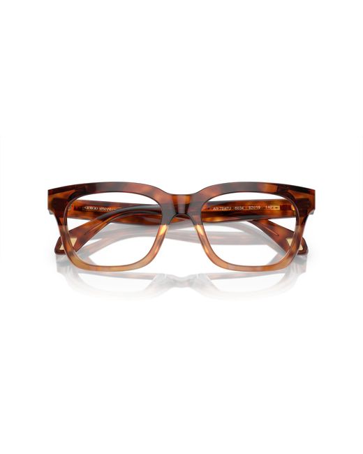 Giorgio Armani Black Ar7247U 6034 Optical Frames Acetate Transparent Pillow Normal for men