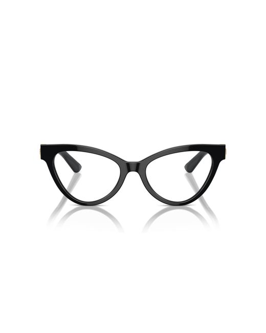 Dolce & Gabbana Black Dg3394 501 Optical Frames Acetate Transparent Cat Eye Normal