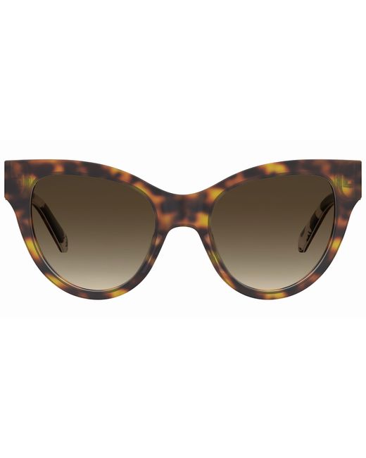 Moschino Black Mol053/S 1Nr/Ha Sunglasses Acetate Pantos Normal Shaded
