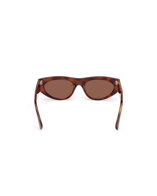 MAX&Co. Black Mo0147 52E Sunglasses Injected Cat Eye Normal