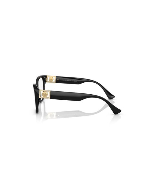 Versace Black Ve3329B 5384 Optical Frames Acetate Squared Normal