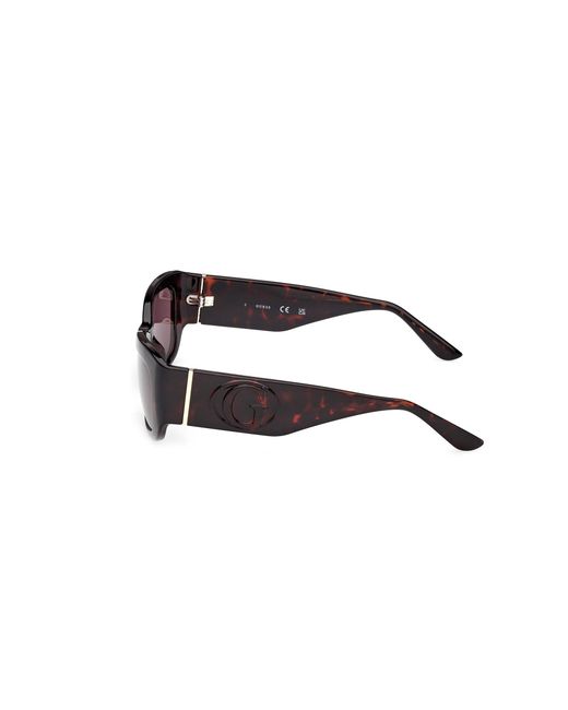 Guess Black Gu00253 52E Sunglasses Injected Squared Normal