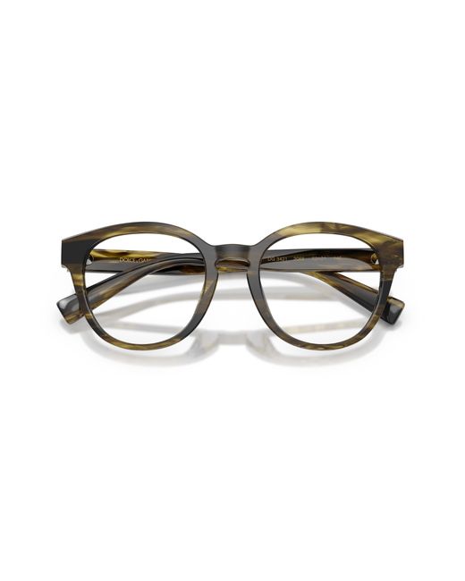 Dolce & Gabbana Black Dg3421 3066 Optical Frames Acetate Transparent Pantos Normal for men