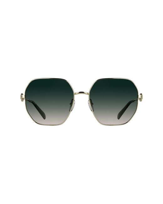 Longchamp Black Lo187S 725 Sunglasses Metal Squared Normal