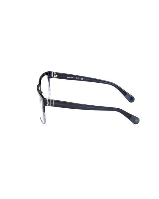 Timberland Black Tb50073 090 Optical Frames Acetate Squared Normal for men