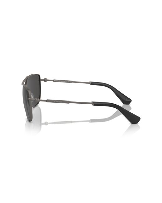 Burberry Black Be3149 131687 Sunglasses Metal Pilot Normal