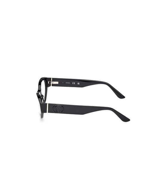 Guess Black Gu50305 001 Optical Frames Acetate Cat Eye Normal