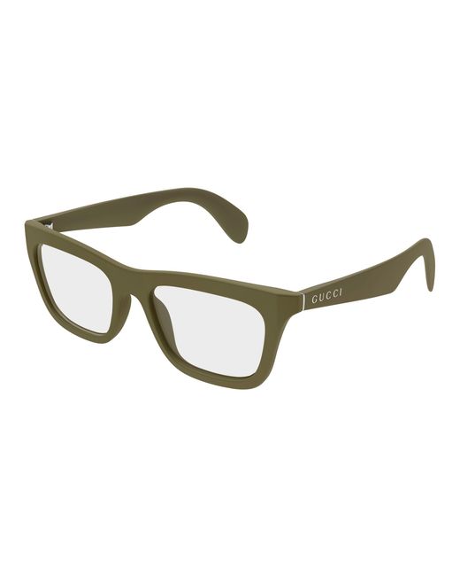 Gucci Black Gg1933O 004 Optical Frames Injected Transparent Squared for men