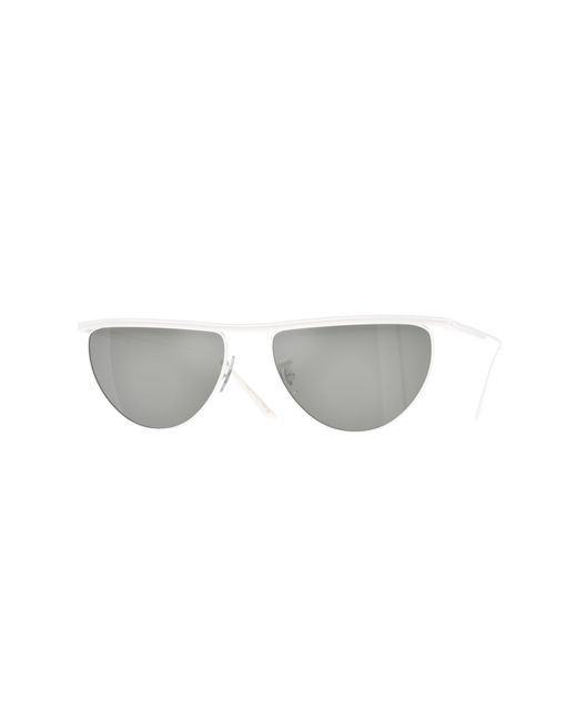 Oliver Peoples Black Ov1342S 1984C 55358V Sunglasses Metal Geometric Mirror